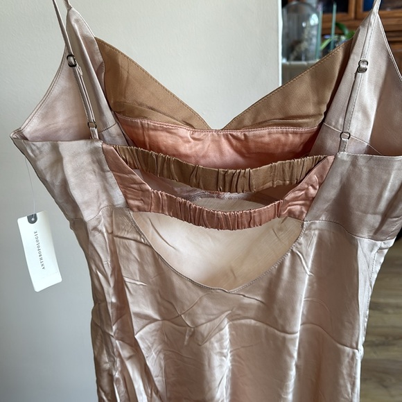Anthropologie Satin Slip Dress - Picture 6 of 6